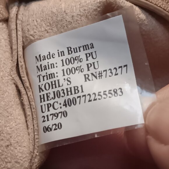 Elizabeth and James Kohl's women's faux leather bucket bag hobo shoulder purse - Picture 14 of 14